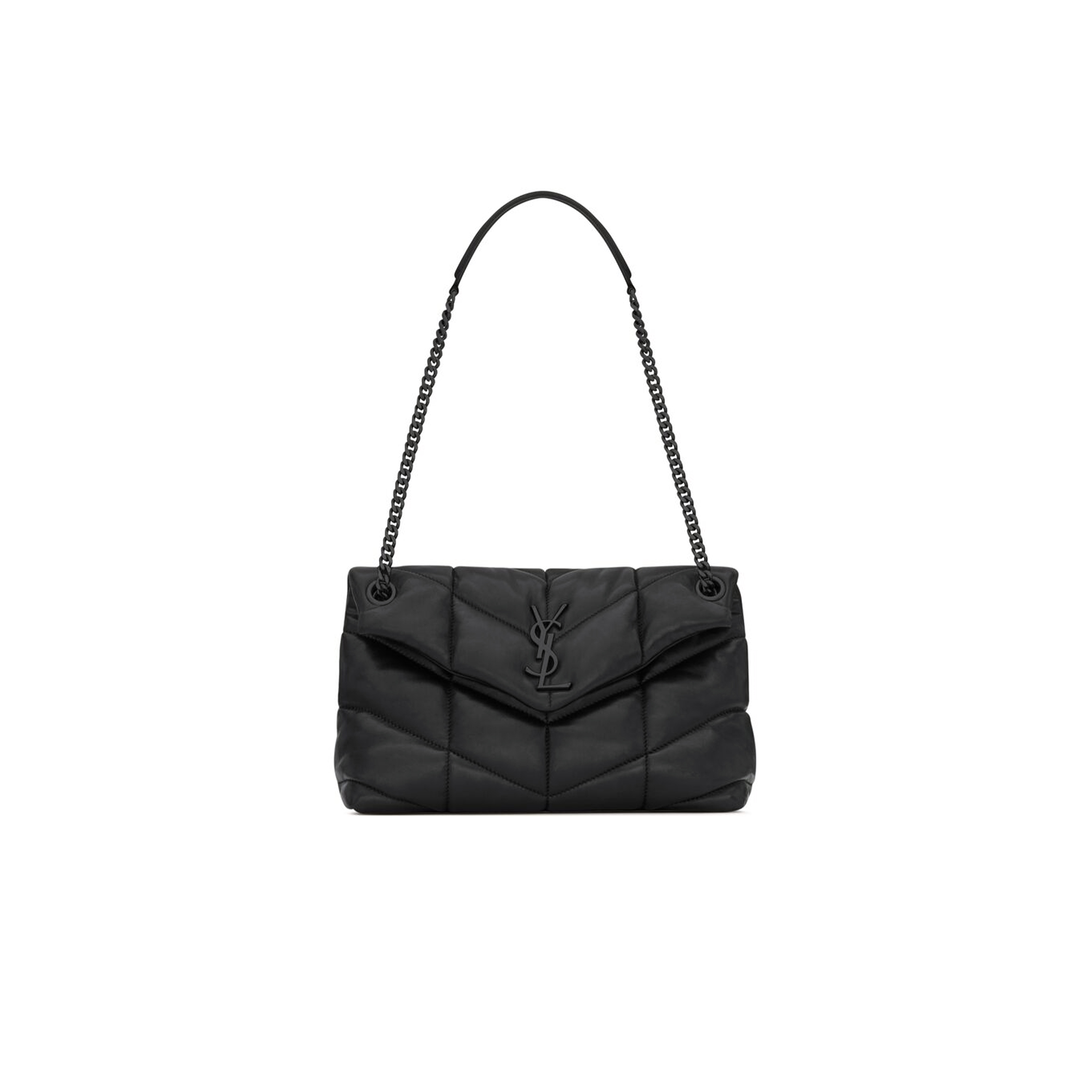 YSL PUFFER SMALL IN NAPPA LEATHER 5774761EL081000 (29*17*11cm)